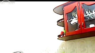 Latina Beauty Scat in the Kitchen