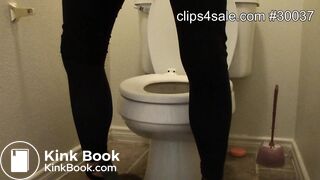 Poop desperation and toilet shit