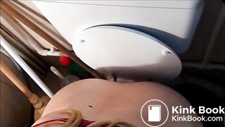 Toilet farts pooping