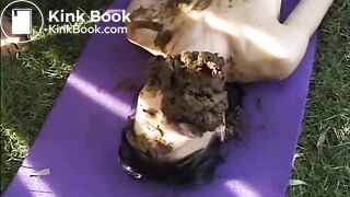 girl getting covered in shit