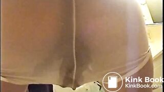 White Transparent Panty Poop