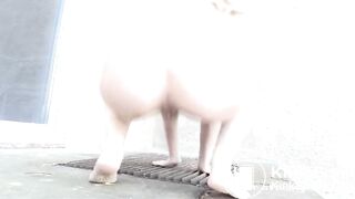 german blonde shitting