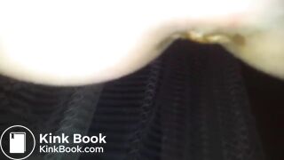 My toilet girl cleans shitty ass