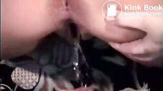 Shitting in his mouth - video 2