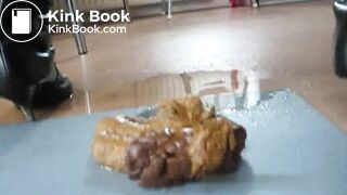 Black woman shitting