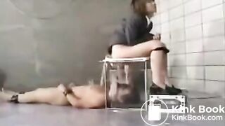 Women treat this guy like a commode