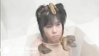 Japanese girls poop on their friend’s head