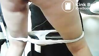 white panty poop - video 2