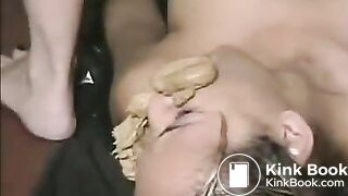 Carpet muncher’s face is sullied