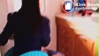 Tall woman massive toilet dump!!