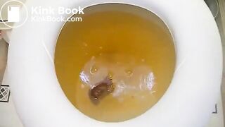 milf huge stinky fiber toilet shit and piss
