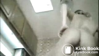 Sexy french woman shitting on her man