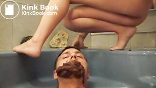 big shit on his face