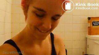 Overloading her panty with poop.