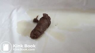 German Girl shits from her Bed