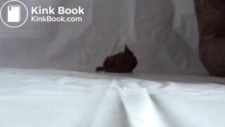 German Girl shits from her Bed