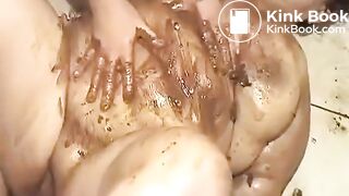 Hot bbw scat threesome