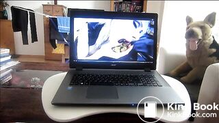 jerking by watching a scat whore