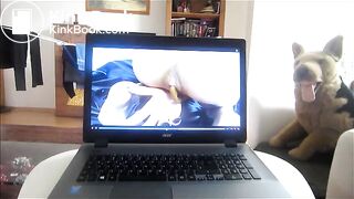 jerking by watching a scat whore