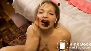 Smearing & eating shit