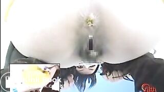 Sexy Japanese girls pooping in close up
