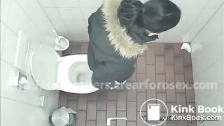 Pooping Voyeur Sexy Brown Hair Girl