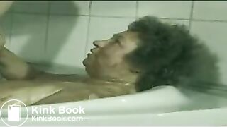 Fat german mammas into bathroom shitplay