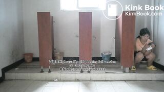 Beautiful girl poops in the toilet 67