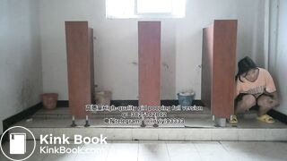 Beautiful girl poops in the toilet 67