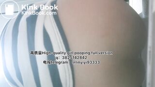 Beautiful girl poops in the toilet 68
