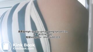 Beautiful girl poops in the toilet 68