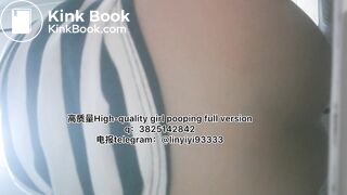 Beautiful girl poops in the toilet 68