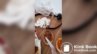 French slave eat shit