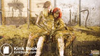 Sensual In Cowshit - lesbian fuck in cowshit