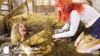 Sensual In Cowshit - lesbian fuck in cowshit