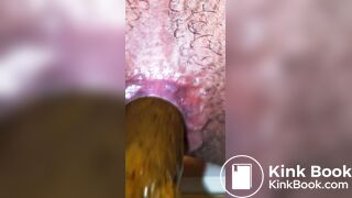 Japanese Boy Taking a Shit and Cleaning His Hole