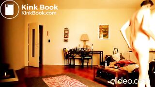 pissing oiling wanking then shitting