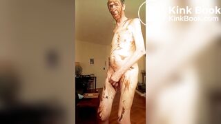 shit wanking and nude