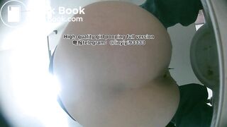 Beautiful girl poops in the toilet 73