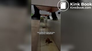 Beautiful girl poops in the toilet 74