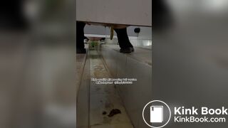 Beautiful girl poops in the toilet 74