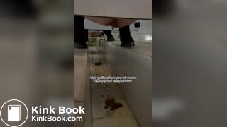 Beautiful girl poops in the toilet 74