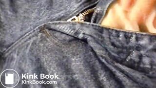 Guy floods his bed in jeans #3