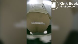 Beautiful girl poops in the toilet 80