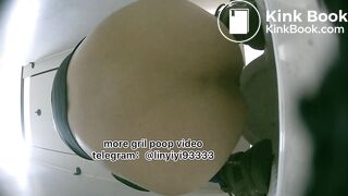 Beautiful girl poops in the toilet 81