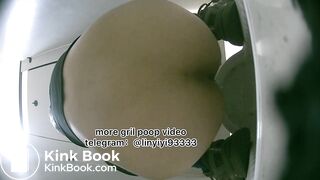 Beautiful girl poops in the toilet 81