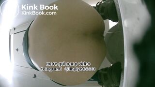 Beautiful girl poops in the toilet 81