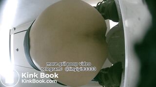 Beautiful girl poops in the toilet 81