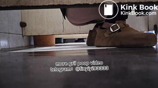 Beautiful girl poops in the toilet 83