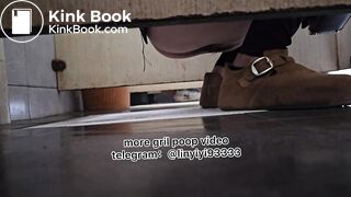 Beautiful girl poops in the toilet 83